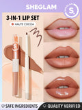 SHEGLAM Soft 90'S Glam Lip Liner And Lip Duo Set