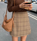 Plaid Mini Skirt